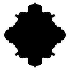 Islamic Label Emblem Shape Glyph Pictogram symbol visual illustration