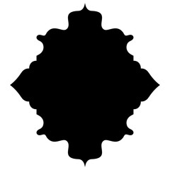 Islamic Label Emblem Shape Glyph Pictogram symbol visual illustration
