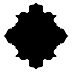 Islamic Label Emblem Shape Glyph Pictogram symbol visual illustration