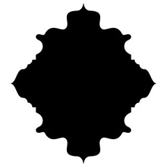 Islamic Label Emblem Shape Glyph Pictogram symbol visual illustration