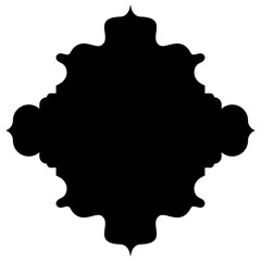 Islamic Label Emblem Shape Glyph Pictogram symbol visual illustration