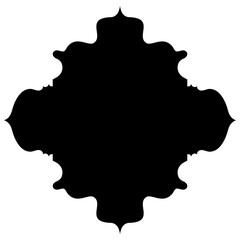 Islamic Label Emblem Shape Glyph Pictogram symbol visual illustration