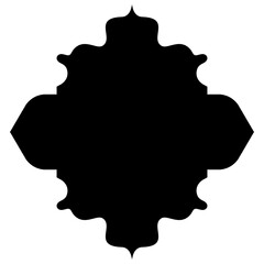 Islamic Label Emblem Shape Glyph Pictogram symbol visual illustration