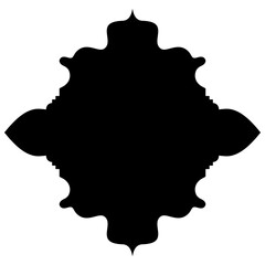 Islamic Label Emblem Shape Glyph Pictogram symbol visual illustration