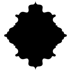 Islamic Label Emblem Shape Glyph Pictogram symbol visual illustration