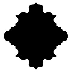 Islamic Label Emblem Shape Glyph Pictogram symbol visual illustration