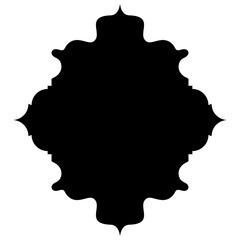 Islamic Label Emblem Shape Glyph Pictogram symbol visual illustration