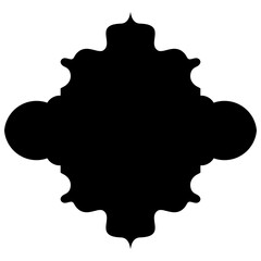Islamic Label Emblem Shape Glyph Pictogram symbol visual illustration