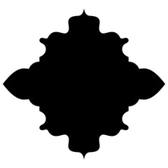 Islamic Label Emblem Shape Glyph Pictogram symbol visual illustration