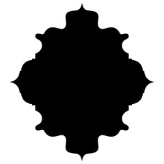 Islamic Label Emblem Shape Glyph Pictogram symbol visual illustration