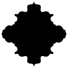 Islamic Label Emblem Shape Glyph Pictogram symbol visual illustration