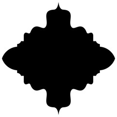 Islamic Label Emblem Shape Glyph Pictogram symbol visual illustration