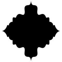 Islamic Label Emblem Shape Glyph Pictogram symbol visual illustration