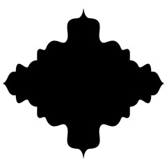 Islamic Label Emblem Shape Glyph Pictogram symbol visual illustration