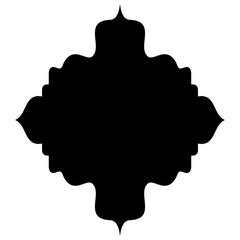 Islamic Label Emblem Shape Glyph Pictogram symbol visual illustration