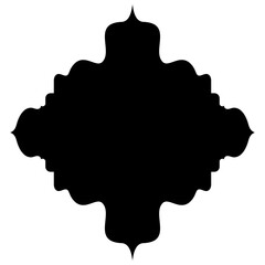 Islamic Label Emblem Shape Glyph Pictogram symbol visual illustration