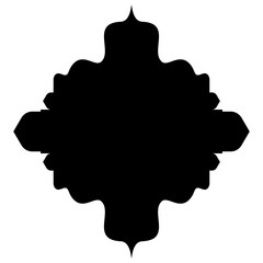 Islamic Label Emblem Shape Glyph Pictogram symbol visual illustration