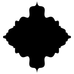 Islamic Label Emblem Shape Glyph Pictogram symbol visual illustration