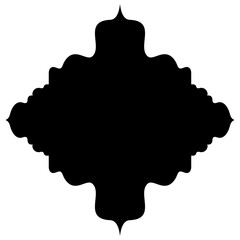 Islamic Label Emblem Shape Glyph Pictogram symbol visual illustration