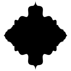 Islamic Label Emblem Shape Glyph Pictogram symbol visual illustration