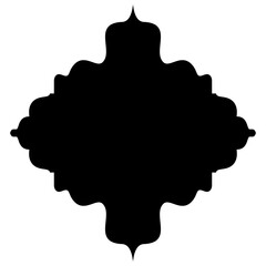 Islamic Label Emblem Shape Glyph Pictogram symbol visual illustration
