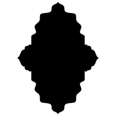 Islamic Label Emblem Shape Glyph Pictogram symbol visual illustration