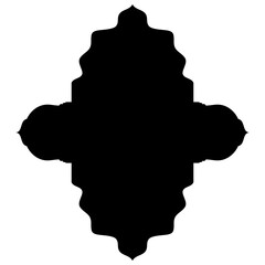Islamic Label Emblem Shape Glyph Pictogram symbol visual illustration