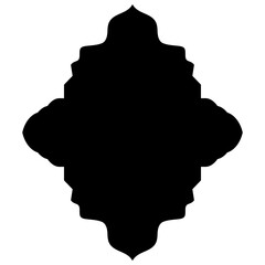 Islamic Label Emblem Shape Glyph Pictogram symbol visual illustration