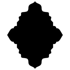 Islamic Label Emblem Shape Glyph Pictogram symbol visual illustration
