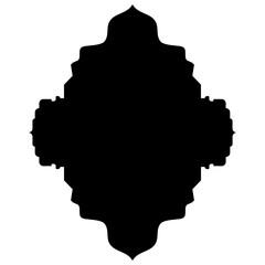 Islamic Label Emblem Shape Glyph Pictogram symbol visual illustration