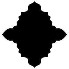 Islamic Label Emblem Shape Glyph Pictogram symbol visual illustration