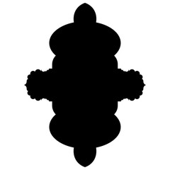 Islamic Label Emblem Shape Glyph Pictogram symbol visual illustration