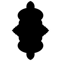 Islamic Label Emblem Shape Glyph Pictogram symbol visual illustration