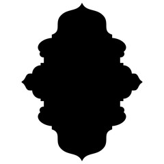 Islamic Label Emblem Shape Glyph Pictogram symbol visual illustration