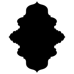 Islamic Label Emblem Shape Glyph Pictogram symbol visual illustration