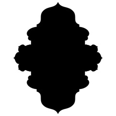 Islamic Label Emblem Shape Glyph Pictogram symbol visual illustration