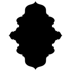 Islamic Label Emblem Shape Glyph Pictogram symbol visual illustration