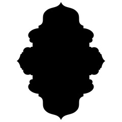 Islamic Label Emblem Shape Glyph Pictogram symbol visual illustration