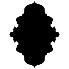 Islamic Label Emblem Shape Glyph Pictogram symbol visual illustration