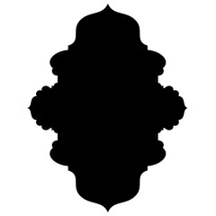 Islamic Label Emblem Shape Glyph Pictogram symbol visual illustration