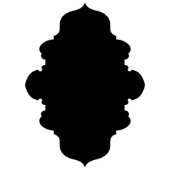 Islamic Label Emblem Shape Glyph Pictogram symbol visual illustration