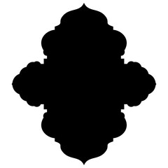 Islamic Label Emblem Shape Glyph Pictogram symbol visual illustration