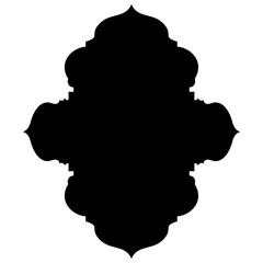 Islamic Label Emblem Shape Glyph Pictogram symbol visual illustration
