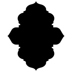 Islamic Label Emblem Shape Glyph Pictogram symbol visual illustration