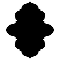 Islamic Label Emblem Shape Glyph Pictogram symbol visual illustration