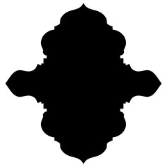 Islamic Label Emblem Shape Glyph Pictogram symbol visual illustration