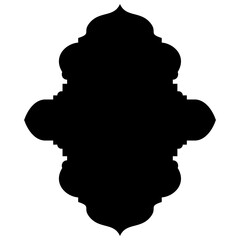 Islamic Label Emblem Shape Glyph Pictogram symbol visual illustration