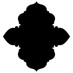 Islamic Label Emblem Shape Glyph Pictogram symbol visual illustration