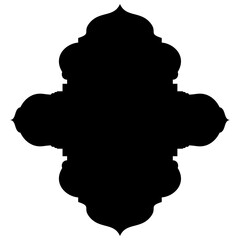 Islamic Label Emblem Shape Glyph Pictogram symbol visual illustration