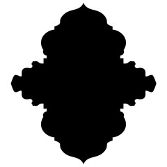Islamic Label Emblem Shape Glyph Pictogram symbol visual illustration